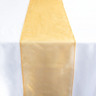 Organza Table Runner Orange