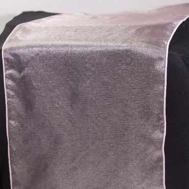 CHAIRCOVER DEPOT Organza Table Runner Peppermint Pink