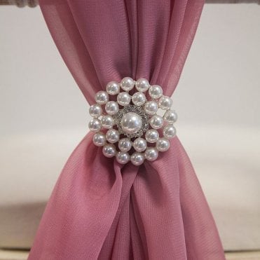 Pearl Circular Brooch 6Pck Tx5361