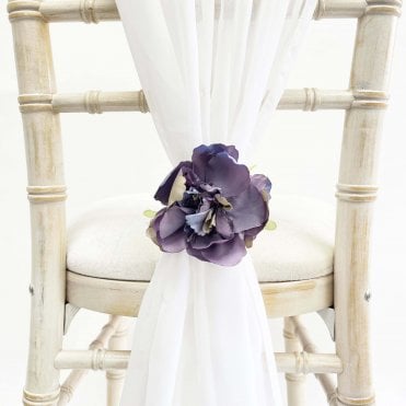 Peony Flower Clips 6 Pck 18HM-2236 Victorian Lilac