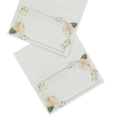 Place Cards Vintage Floral 10 Pack