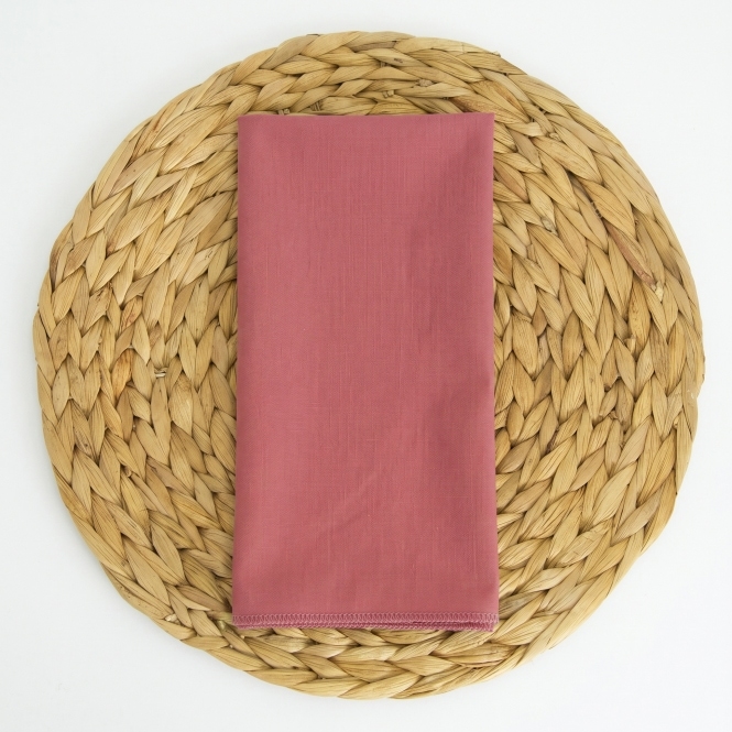 Poly Cotton Napkin Dusty Rose