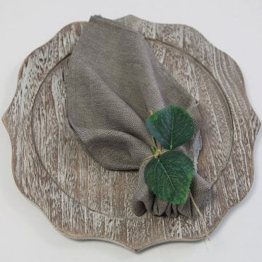 Premium Linen Napkins Stone Grey
