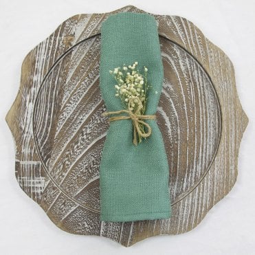 Premium Linen Napkins Teal