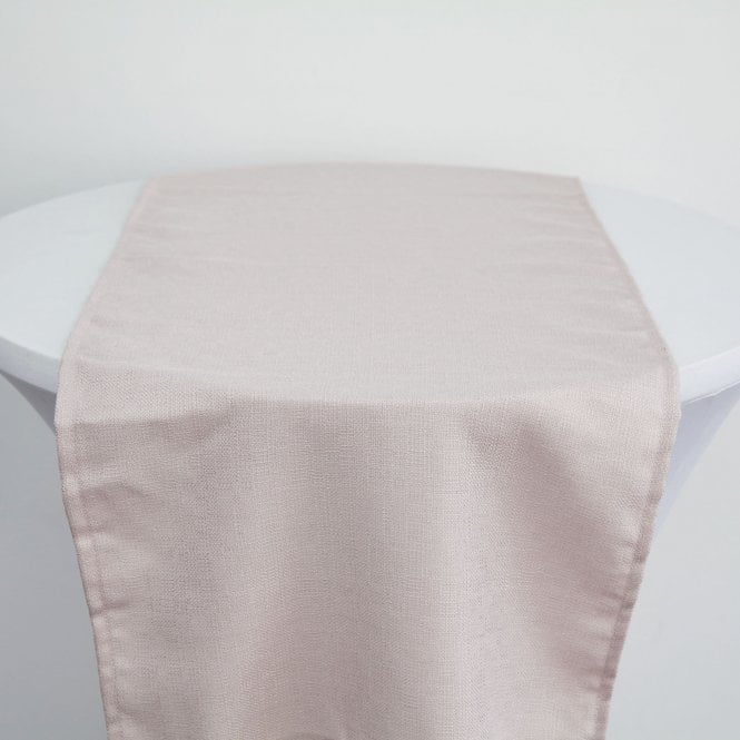 Premium Linen Table Runner Blush Pink