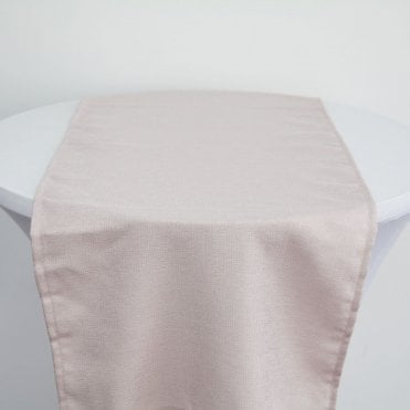Premium Linen Table Runner Blush Pink