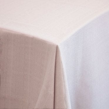 Premium Linen Tablecloth 90 Round Blush Pink