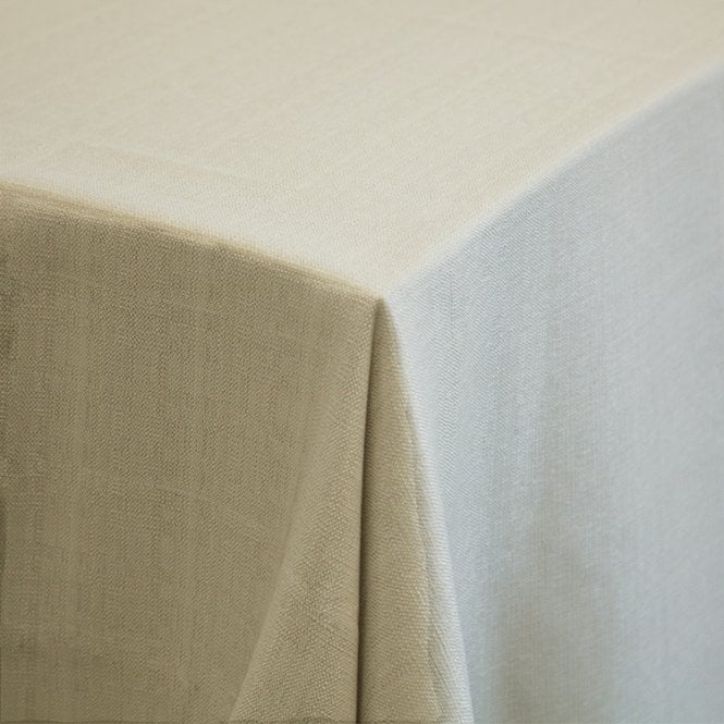 Premium Linen Tablecloth 90 Round Wheat