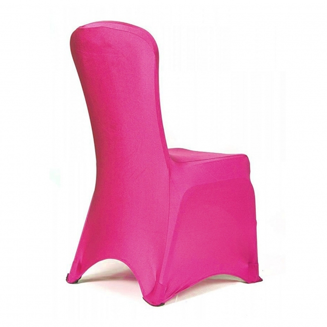 Premium Spandex Lycra Chair Cover Hot Pink - Pack of 100