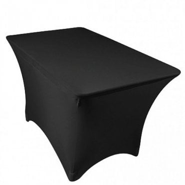 Rectangle Lycra Table Cloths Black