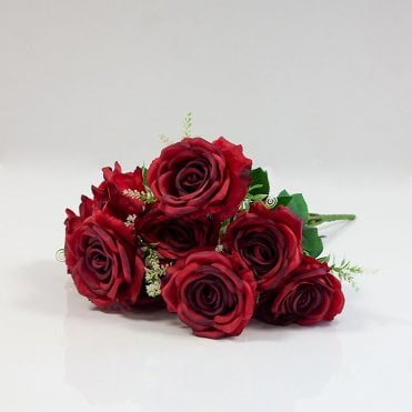 Rose Bunch 09 Head Red HM91677