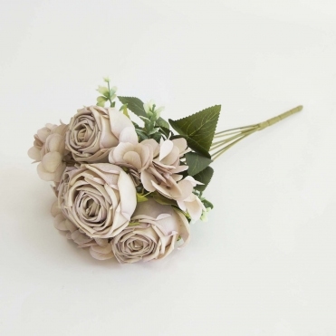Rose Hydrangea Bunch Champagne