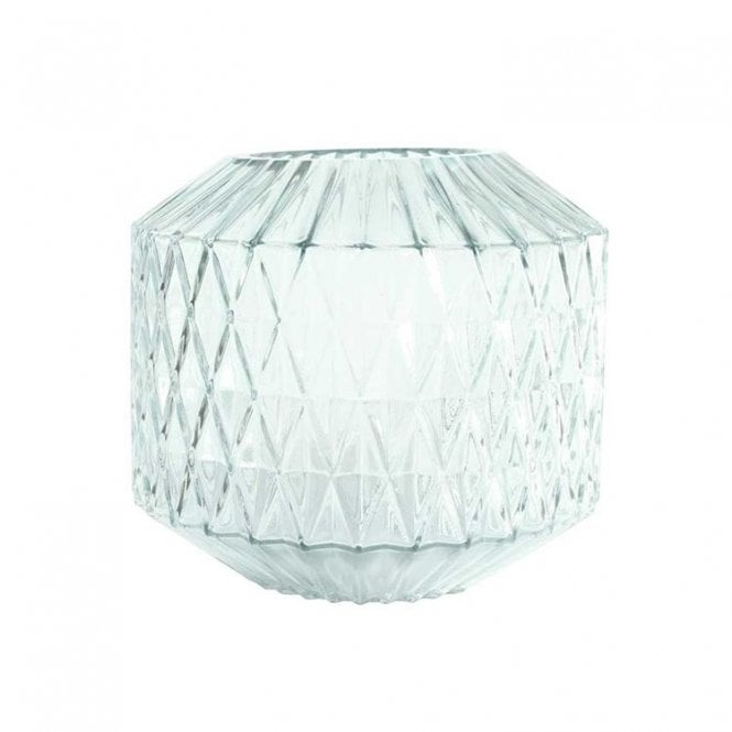 Rotuna Geometric Green Vase