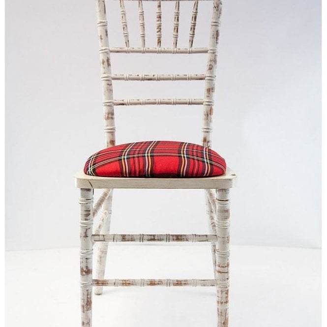 Royal Stewart Tartan Chivari Seat Pad Cover