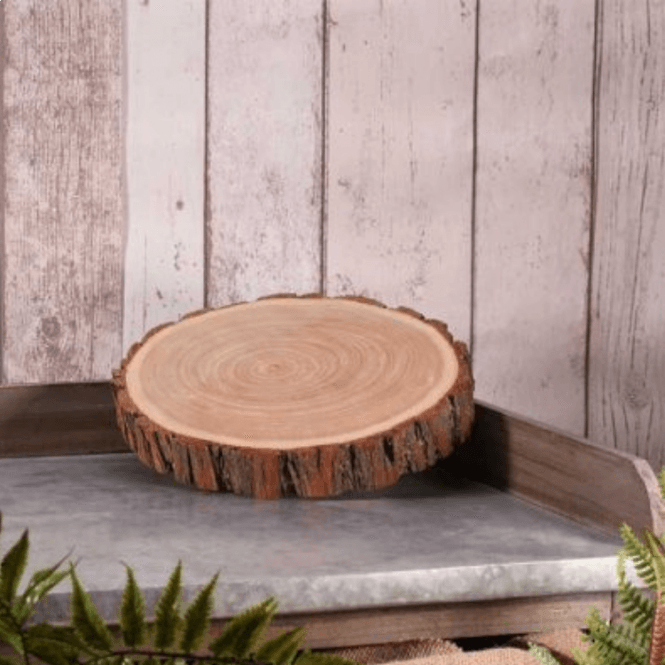 Rustic Wood Slice 26cm - 30cm