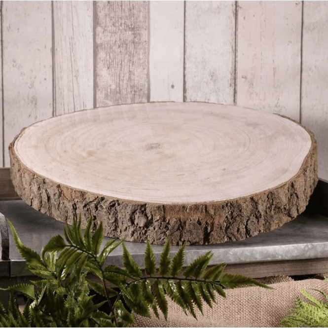 Rustic Wood Slice 29cm - 33cm