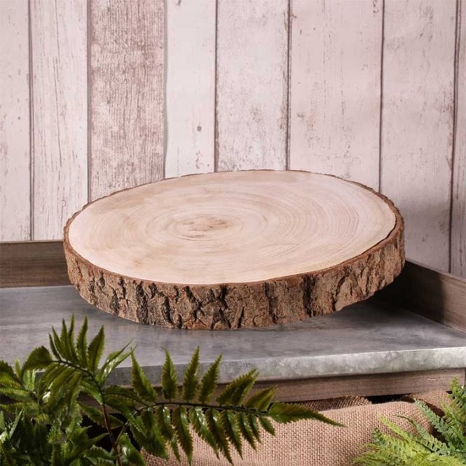 Rustic Wood Slice 33cm -37cm