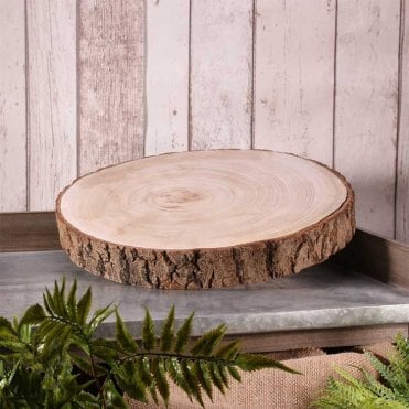Rustic Wood Slice 33cm -37cm