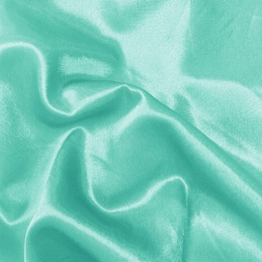 Satin Fabric Aqua