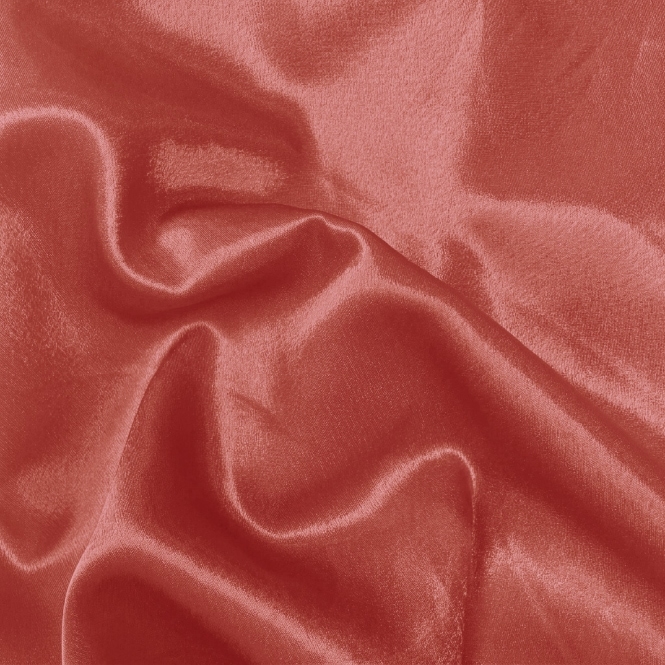 Satin Fabric Coral