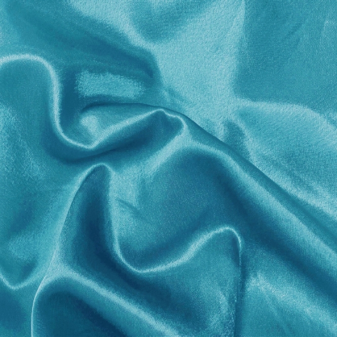 Satin Fabric Turquoise