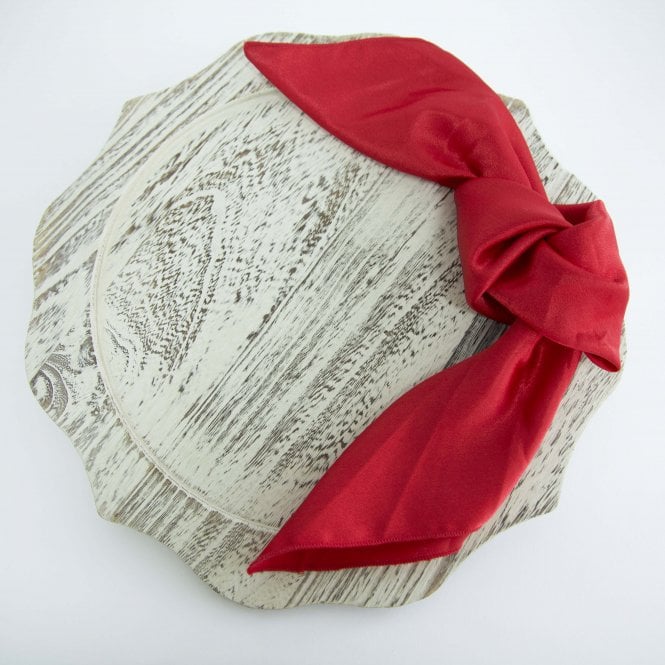 Satin Napkin Christmas Red