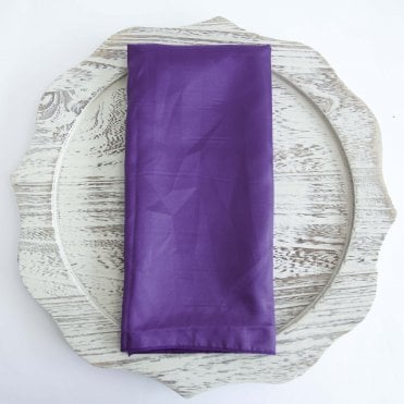Satin Napkin Purple