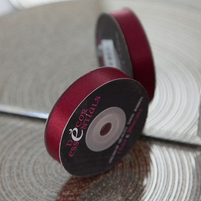 Satin Ribbon 10 x 20 Burgundy