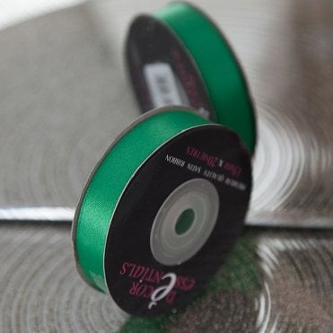 Satin Ribbon 10 x 20 Emerald Green