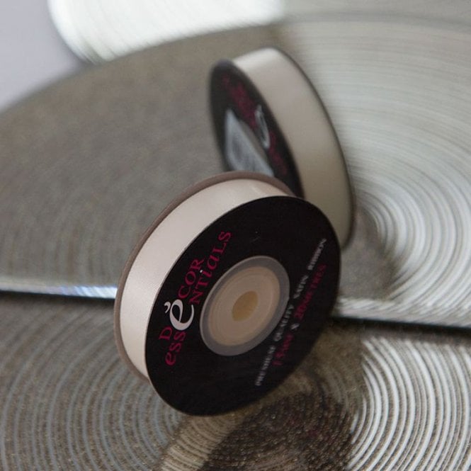 Satin Ribbon 10 x 20 Ivory
