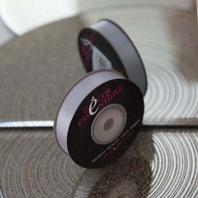 Satin Ribbon 10 x 20 Silver