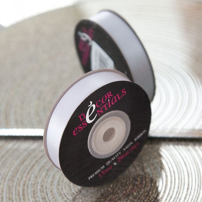 Satin Ribbon 10 x 20 White