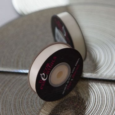 Satin Ribbon 15 x 20 Ivory