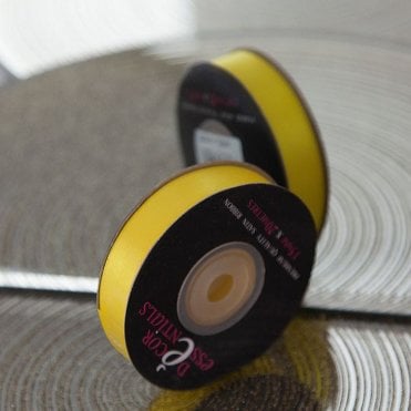 Satin Ribbon 15 x 20 Yellow