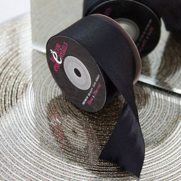Satin Ribbon 38 x 20 Black