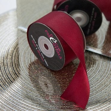 Satin Ribbon 38 x 20 Burgundy