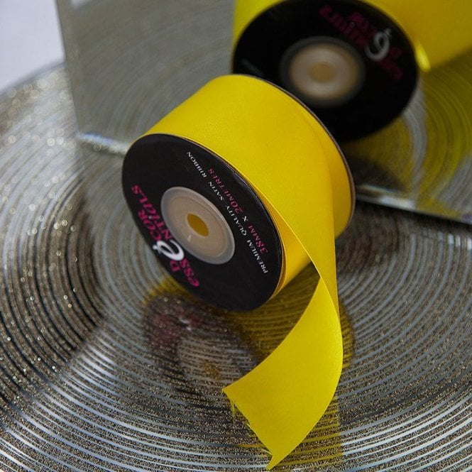 Satin Ribbon Yellow