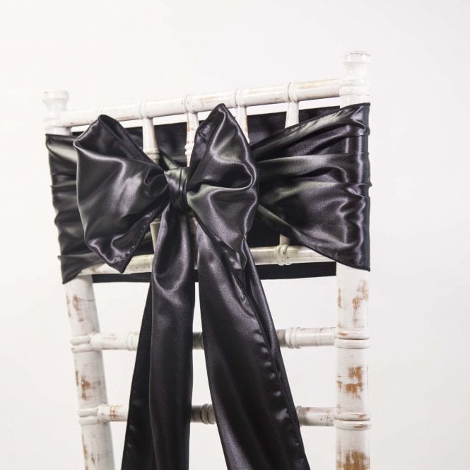 Satin Sash Black