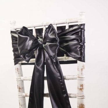 Satin Sash Black