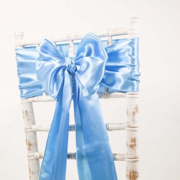 Satin Sash Blue