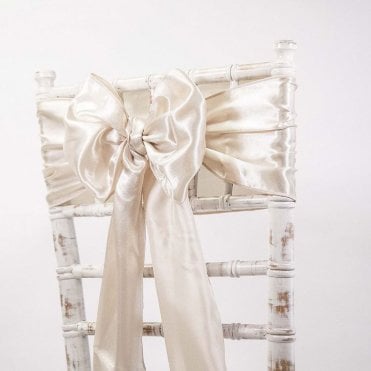 Satin Sash Champagne