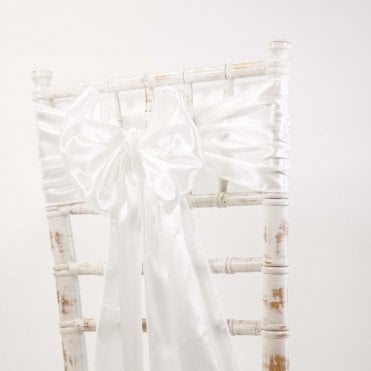 Satin Sash Ivory