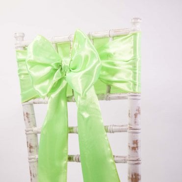 Satin Sash Lime