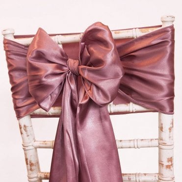 Satin Sash Mauve