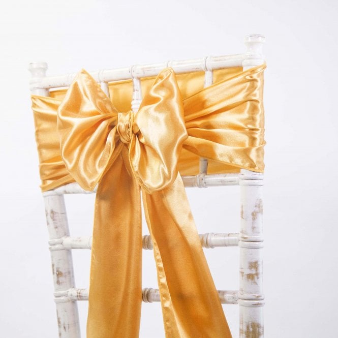 Satin Sash Orange