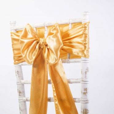 Satin Sash Orange