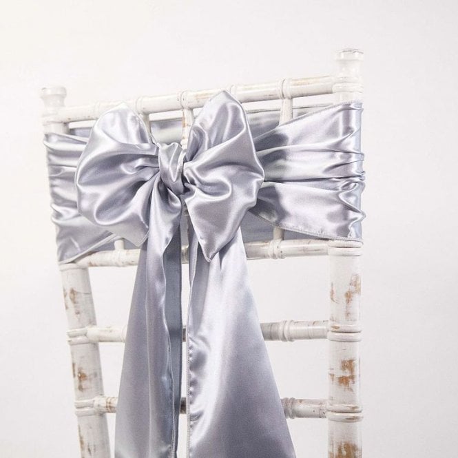 Satin Sash Silver