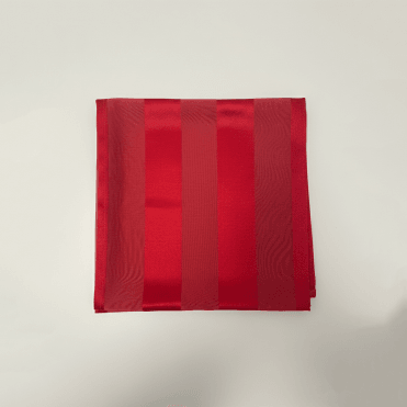 Satin Striped Napkin Red
