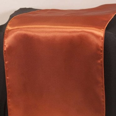 Satin Table Runner Bronze