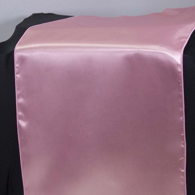 Satin Table Runner Candy Pink
